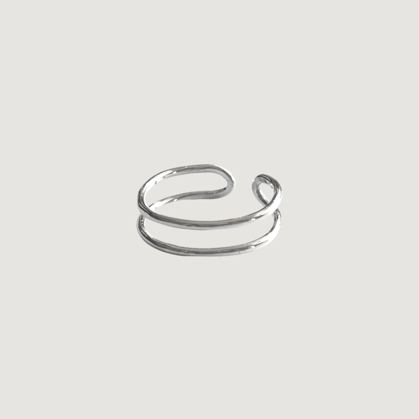 Anillo doble liso