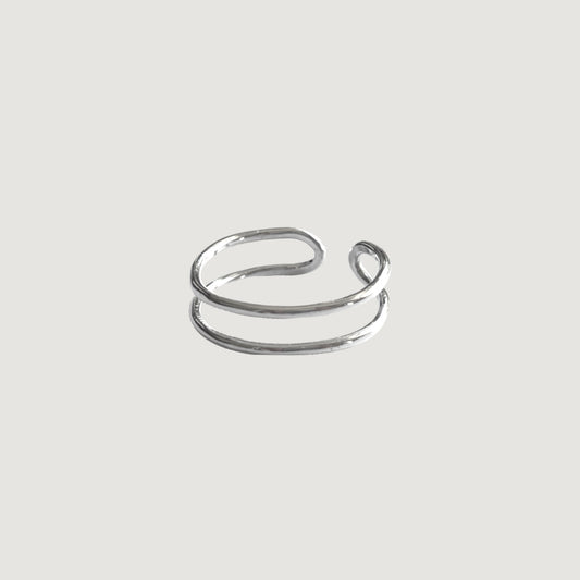 Anillo doble liso